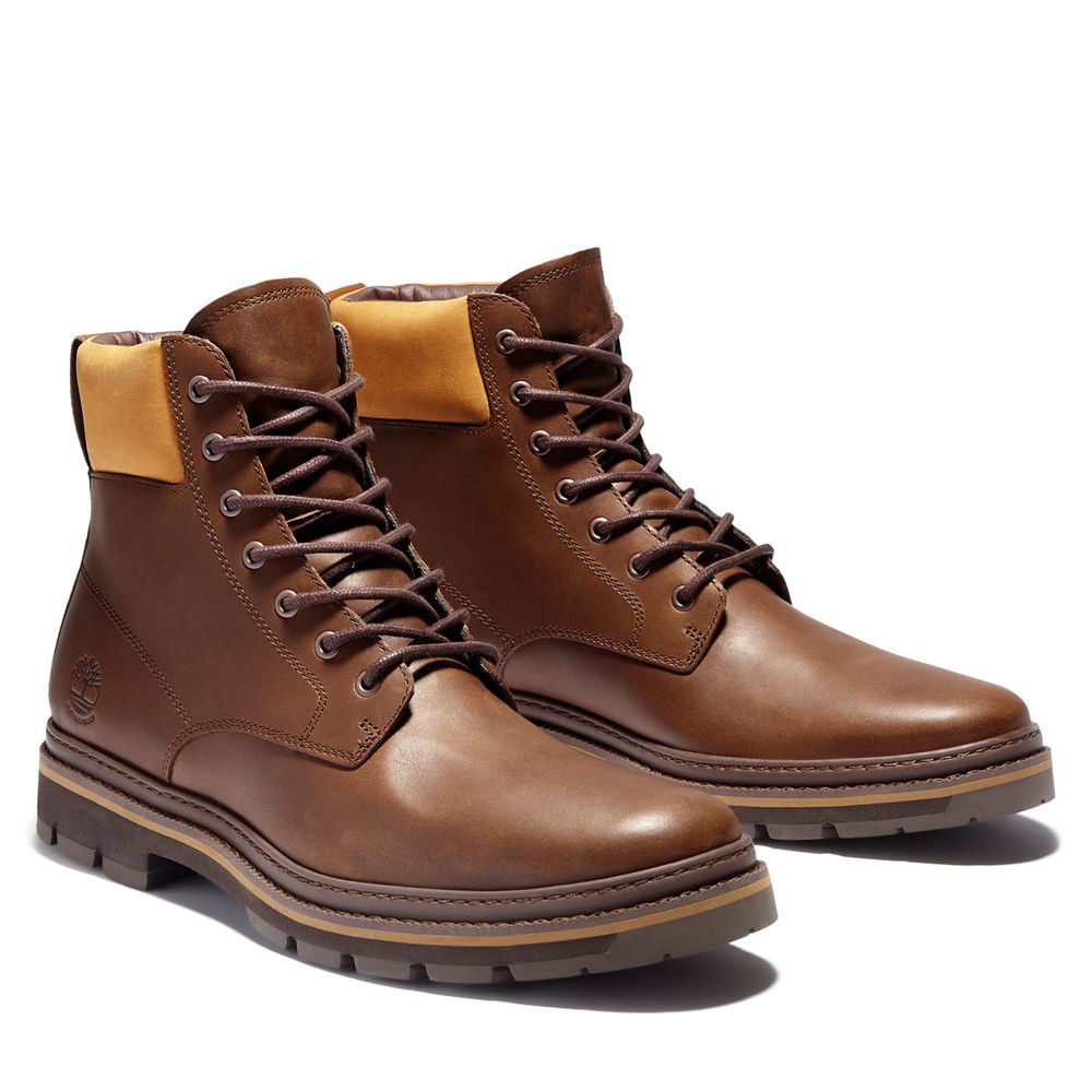 Bocanci De Zapada Timberland Barbati Maro - Port Union Waterproof Plain-Toe - Romania - MDTHGL896